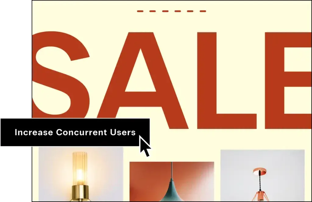 Abstract graph showing significant growth or improvement over time, representing performance gains.