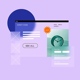 Diagram showing paid ad targeting
